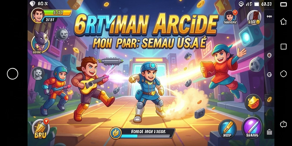 Screenshot utama 6RT menunjukkan aksi gameplay yang seru dan penuh tantangan.