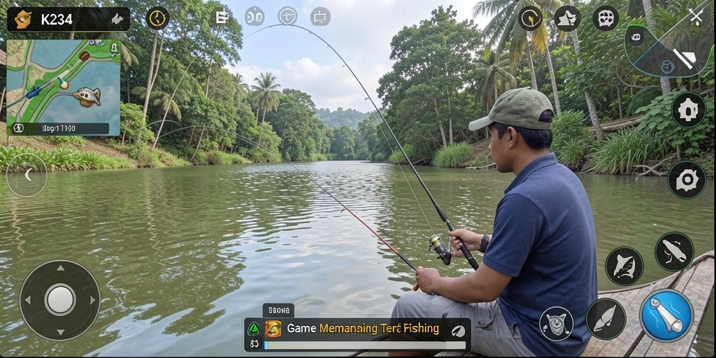 Tangkapan ikan yang spektakuler dalam gameplay K234.