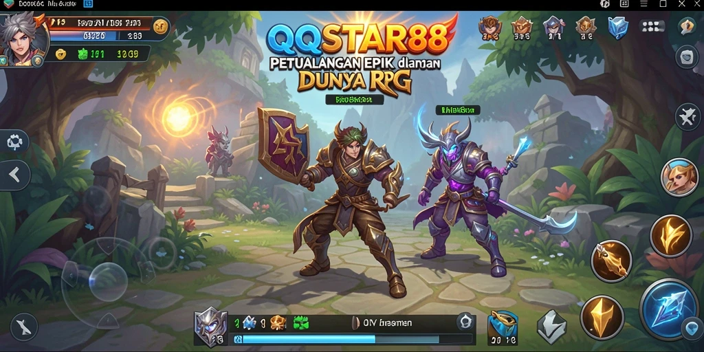 Tampilan gameplay <strong>QQSTAR88</strong> yang memikat dan penuh aksi.