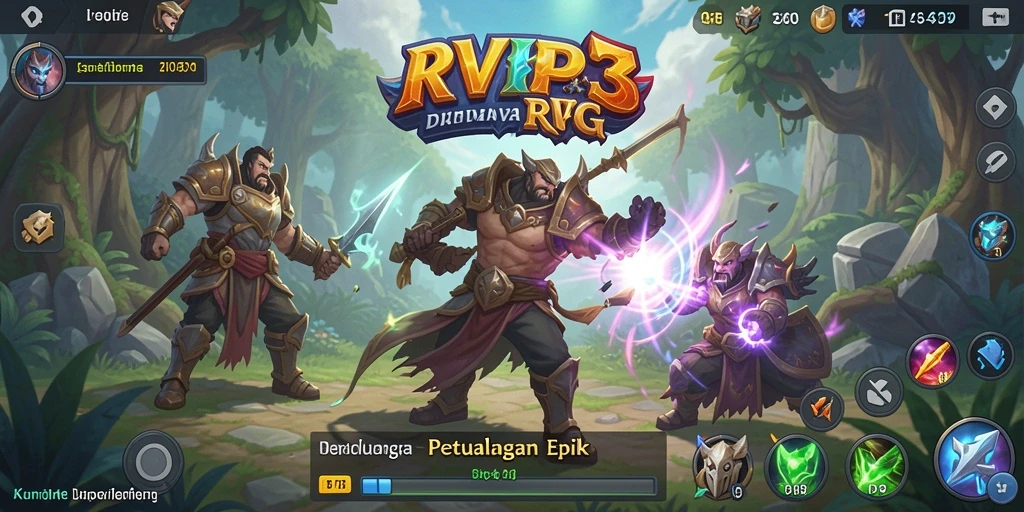 Gameplay seru dalam RVIP3 dengan grafis menawan.